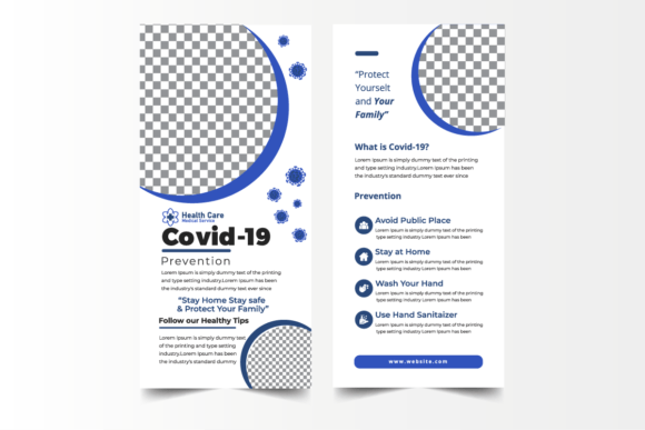 Covid Medical DL Flyer: Graphics & Print Templates