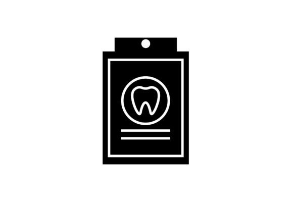 Diagnosis of Teeth Glyph Icon: Graphics and Icons