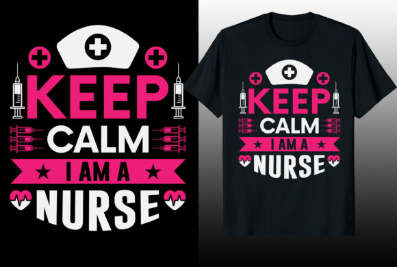 Keep Calm Nurse Graphics for T-Shirt Designs