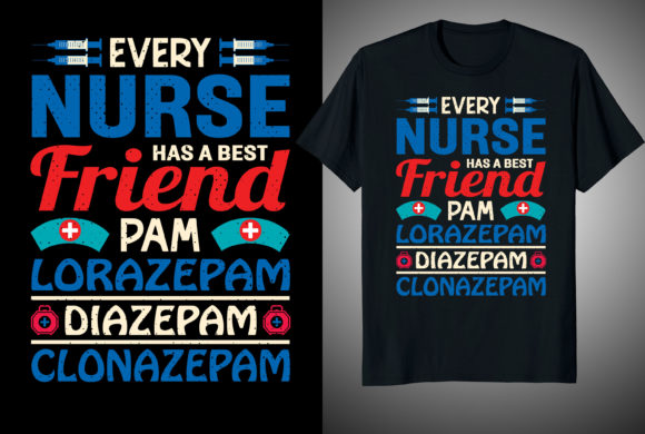 Nurse Bestie Graphics & T-Shirt Designs