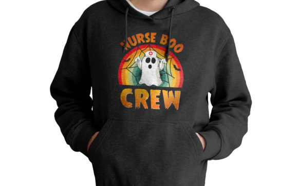 Nurse Boo Crew Christmas Graphics & Print Templates