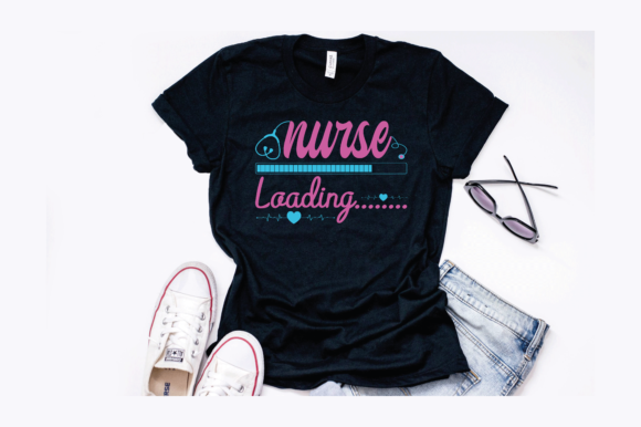 Nurse Loading: Bold Graphics for T-Shirt Designs