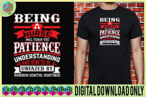 Nurse Patience Graphics for Print Templates