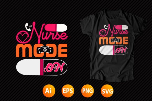 Nurse T-shirt Design 52: Graphics for T-Shirt Designs