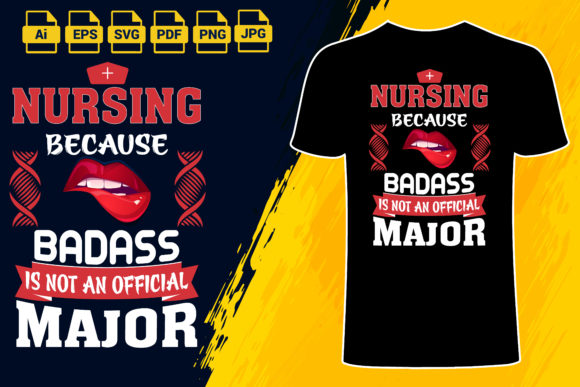 Nurse T Shirt Design: Graphics & Print Templates