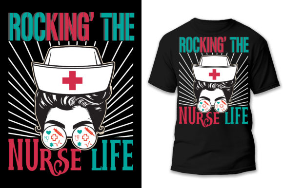 Nurse T-shirt Designs: Graphics & Print Templates
