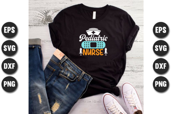 Pediatric Nurse Graphics for T-Shirt Designs