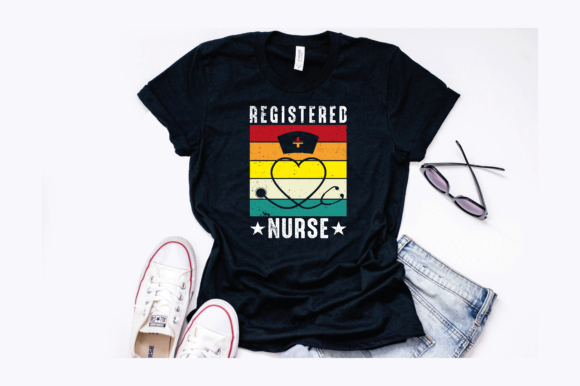 Retro RN Graphics for T-Shirt Designs