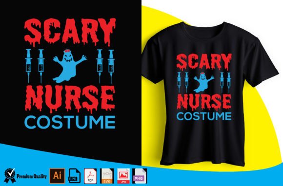 Scary Nurse Graphics for Bold T-Shirt Designs